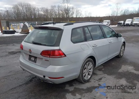 2019 Volkswagen Golf Sportwagen 1.8T S z USA, uszkodzony, nr VIN 3VW217AU1KM504800